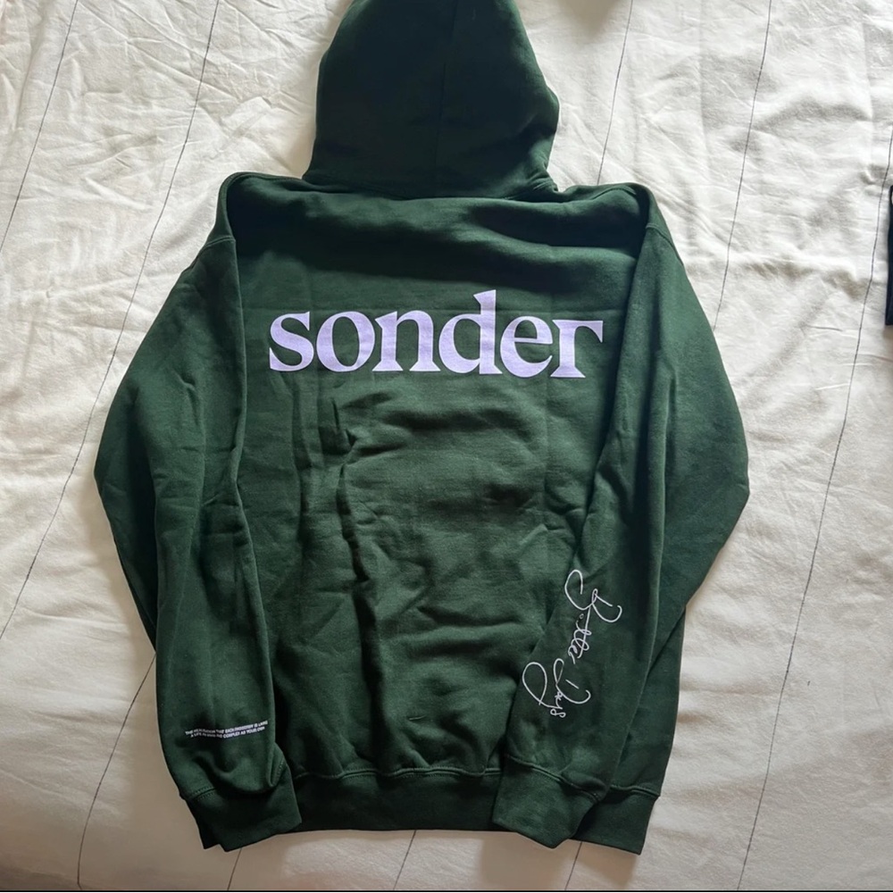 Dermot Kennedy Sonder tour green hoodie size medium